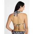 thumbnail image 3 of Time and Tru Women's Triangle Halter Bikini Top, Sizes XS-XL, 3 of 5