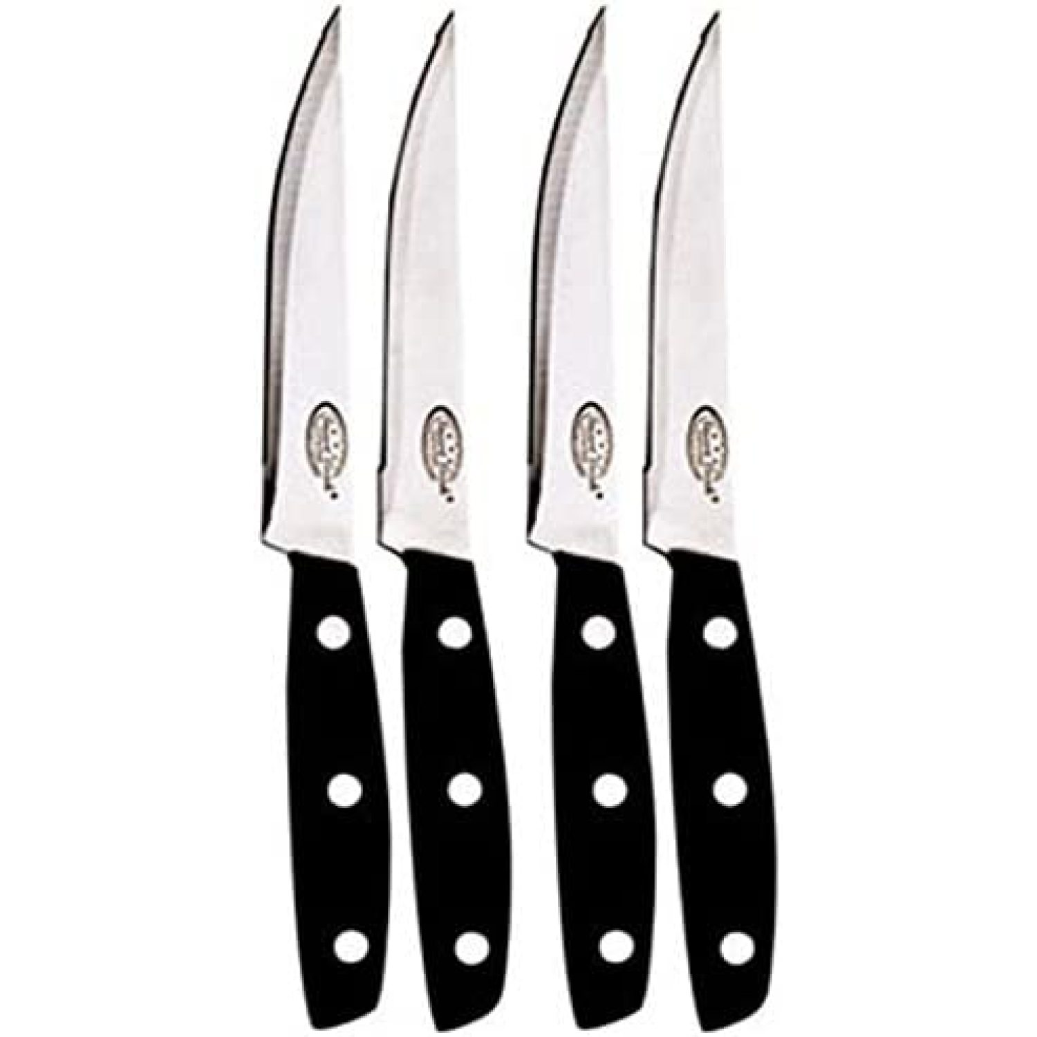 HighCarbon Steel Steak Knife Set, 4Piece Steak Knives, TripleRiveted Polymer Handle, Price