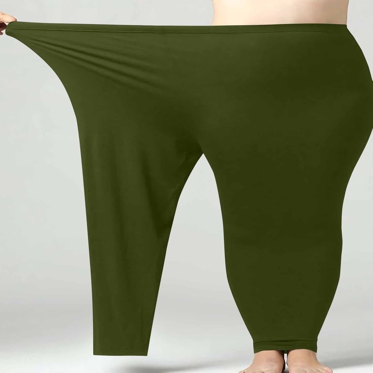Posijego XL-5XL Plus Size Leggings for Women Yoga Pants Elastic
