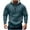 Navy, variant on Chiccall Mens & Big Mens Hoodies Fleece Lined Cargo Hoodies Oversized Half Zip Hood Drawstring Sweatshirts Plus Size Pullover Tops with Pockets