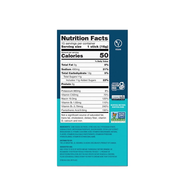 Liquid I.V. Golden Cherry Hydration Multiplier, 15 Packets photo 3