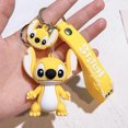 thumbnail image 1 of Stitch Cartoon Keychain Bag Charm Pendant Key Chain Lovely Keyring Accessories Gift, 1 of 1