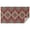 Red Boho Ethnic, variant on Simple Petal Shaped Geometric Floral Pattern Rectangle Tablecloth 60"x84",Waterproof Polyester Rectangle Table Cloth, Wipeable Spillproof Polyester Tablecloth for Dining, Camping, Indoor and Outdoor