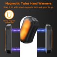 thumbnail image 3 of 360° Heat Rechargeable Hand Warmers - 2 Pack; 6000mAh Electric Hand Warmer; 3 Levels of Heat, 3 of 7