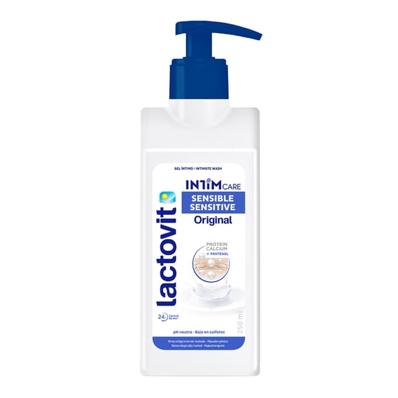 Jabón Íntimo Lactovit original sensible 250 ml