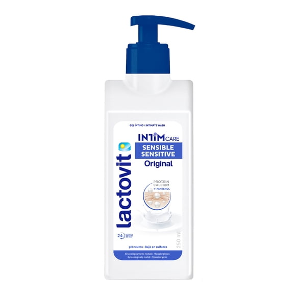 Jabón Íntimo Lactovit original sensible 250 ml