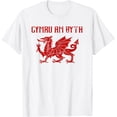 thumbnail image 1 of Cymru Am Byth Dragon Funny Red Welsh Pride Gift Camiseta para hombre y mujer, 1 of 2