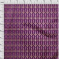 thumbnail image 3 of oneOone Cotton Cambric Fabric Stripe & Swirl Ikat Print Fabric By The Yard 56 Inch Wide, 3 of 4