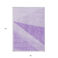 thumbnail image 3 of 8' X 10' Lavender And Purple Geometric Washable Indoor Outdoor Area Rug, 3 of 5