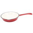 thumbnail image 1 of , Enameled Cast Iron Round Skillet, Enameled Frying Pan Cast Iron Skillet Nonstick Kitchen Fry Pan Grill Cookware for Camping Cooking Grilling, 1 of 7