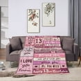 thumbnail image 2 of Sweet 16 Gifts for Girls Blanket, 16th Birthday Decorations for Girls, Best Gifts for 16 Year Old Girls, 16 Year Old Girl Gift Ideas Bday Decor Blankets 50"X40", 2 of 5
