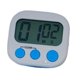 thumbnail image 2 of reloj temporizador de cocina Temporizador visual digital, alarma fuerte de pantalla LCD, temporizador de cocina para suministros de maestros de oficina Fanmusic reloj temporizador de cocina, 2 of 6