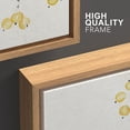 thumbnail image 4 of wall26-3 Panel Framed Canvas Wall Art - Chinese Ink Painting Style Birds on Tree Branch with Small Yellow Fruits - Giclee Print Gallery Wrap Modern Home Art Ready to Hang - 16"x24"x3 Natura, 4 of 5