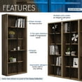 thumbnail image 3 of Techni Mobili Cassa 5-Tier Standard Bookcase, Walnut RTA-987BC-WAL, 3 of 10
