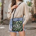 thumbnail image 5 of Eheartsgir Floral Cross Pattern Design Sling Bag Shoulder Bag, Lightweight Waterproof Crossbody Purse Durable for Daily Weekend Activities, 5 of 7