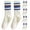 czb# Blue1199, variant on Funny Socks Striped Geometry Printing Colorful Knitted Leisure Soft Boat Socks Solid Color Stylish Crew Sock Soft Fuzzy Socks
