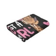 thumbnail image 6 of Wijzvio Just A Girl Who Loves Giraffes Throw Blanket Soft Fuzzy Fleece Blanket For Couch Bed Living Room Decoration 80"X60", 6 of 9