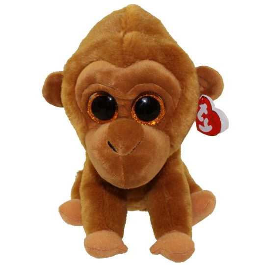 TY Beanie Baby - MONROE the Orangutan (6" Plush - MWMT's Stuffed Animal Toy)(BONUS 1 FUN CHOPS & 1 TY CARD)