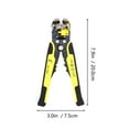 thumbnail image 2 of WRISTBIQUE 1 Set Professional Terminal Crimping Tool Insulated Pliers Kit for Builders, 2 of 7