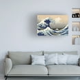 thumbnail image 2 of Trademark Fine Art Katsushika Hokusai The Great Kanagawa Wave Canvas Wall Art - 16x24, 2 of 5