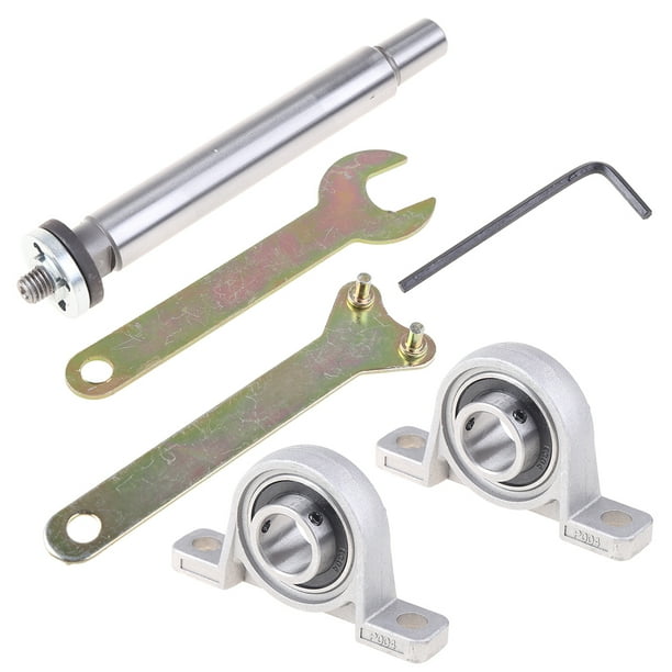 M14 Thread Spindle Shaft Pulley Wood Lathe Headstock 4'' Saw Blade