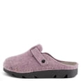 thumbnail image 3 of Flexus Clogger Indoor and Outdoor Slip On Slippers for Women | Wool Felt Upper, Real Suede Insole, Machine Washable, Decorative Buckle Strap, Comfortable Design, 3 of 9
