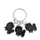 thumbnail image 1 of Llavero de metal para coche con forma de perro, creativo, colgante decorativo para coche (Chow Chow negro), 1 of 7