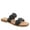 Black, variant on Colette Women's Sandals Black Faux Leather Size 9 M