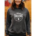 thumbnail image 2 of Festive Style Christmas Hoodie for Men Women, Holiday Pullover Hooded Sweatshirt, Cozy Cotton Poly Blend, Funny Winter Xmas Gift Outfit, 2 of 5