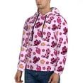 thumbnail image 3 of Fotbe Men's Hoodie with Retro Cowgirl Pattern - Kangaroo Pocket Pullover Hooded Sweatshirt, Perfect for Daily Wear, Travel, and Home-Large, 3 of 7