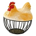 thumbnail image 3 of Cesta para huevos de gallina, cesta para recoger huevos, duradera, versátil, organizador, contenedor para guardar huevos, soporte para huevos para, 3 of 8