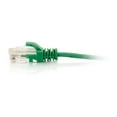 thumbnail image 2 of C2G - Patch cable - RJ-45 (M) to RJ-45 (M) - 4.57 m - 0.1 in - UTP - CAT 6 - CMR - indoor, molded, snagless, stranded, slim - green, 2 of 2