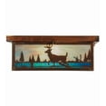thumbnail image 6 of Meyda Tiffany 149681 Deer Creek 2 Light 23" Wide Flush Mount Square Ceiling Fixture -, 6 of 7