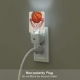 thumbnail image 5 of Balery Basketball Shot Pattern LED Night Light with Automatic Sensor Plug in Night Light with Dusk-to-Dawn Light Sensor LED Nightlight 0.5W-US, 5 of 7
