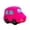 Pink-Y, variant on Car Plush Stuffed Toy Cute Cartoon Car Shaped Soft Stuffed Animal for Kids Red Fluffy Vehicle Decor Gift for Boys and Girls Ages 3-8,Red
