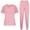 Pink, variant on Daiosportswear Short Sleeved Hospital Doctor Uniforms Spa Uniforms Dental Clinic Medical Scrubs Suits Pet Grooming Veterinary,2 Piece Sets for Women Pink S(S)
