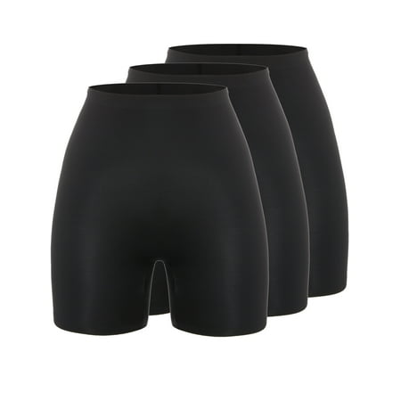 

FITVALEN Seamless Shaping Boyshorts Panties for Women Tummy Control Shapewear Under Dress Slip Shorts Underwear