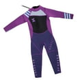thumbnail image 4 of Traje de neopreno Cola 2,5 mm para niños y niñas Negro + púrpura S, 4 of 8