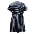 thumbnail image 3 of Mom Dress for Women Maternity Short Sleeve,Fashion Print Tops Pregnancy Blue L Xhshgfbi, 3 of 9