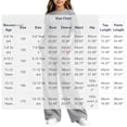 thumbnail image 3 of QTBIUQ Girls Two-Piece Fall Set Long-Sleeve Fitted Crop Top and Elastic Waist Wide-Leg Pants Casual Outfit Set, 3 of 6