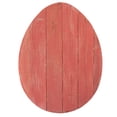 thumbnail image 1 of homeroots home decor 384897 24" Rustic Farmhouse Red Wood Large Egg, 1 of 1