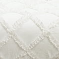 thumbnail image 2 of Lush Decor Ruffle Diamond Comforter, King, White, 3-Pc Set, 2 of 3
