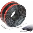 thumbnail image 2 of Vehicle Edge Entry Guards, Universal Fit Anti-slip Texture Car Door Sill Protector, Carbon Fiber Grain for Most Cars, 2 of 5