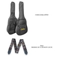 thumbnail image 4 of Paquete Guitarra Eléctrica Reggae 1981 Jethro Steelpro 074-SK Color GREEN YELLOW RED BINDING BLACK, 4 of 6