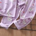 thumbnail image 5 of TOWED22 Toddler Boys Clothes Outfits Set 2Pcs Long Sleeve Print Round Neck Cotton T-Shirt Elastic Waist Joggers Warm Fall Winter(Purple,12-18 M), 5 of 6