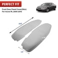 thumbnail image 2 of KBH Door Panel Armrest Cover Replacement for Acura RL 2005-2010, Leather Front Door Arm Rest Skin Upholstery for Car Interior Accessories, 1 Pair, Gray, 2 of 5