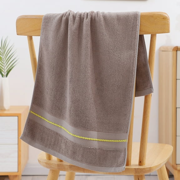 Nvzi -b Towels 1Piece 13.39x29.13inch Perfect Everyday Shower Towels, Light Weight, Bamboo fiber towel for Your Bathroom for Bathroom and Powder Room (Dark brown)