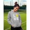 thumbnail image 3 of Tstars Love Softball Women's Hoodie - Ideal Birthday Gift for Softball Fans and Players - Comfortable Sportswear - Show Your Softball Passion - Perfect Apparel for Softball Moms, 3 of 7