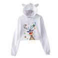 thumbnail image 1 of Sudaderas Navideñas Para Mujer, Sudaderas Recortadas Con Cuello Redondo, Moda Informal, Otoño Invierno, Estampado Navideño, Top de Manga Larga Odeerbi ODB198722, 1 of 5