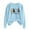 Light Blue, variant on Graphic Sweatshirts for Women Lightweight Printing Oversized Halloween Sweaters Casual Loose Fit Long Sleeve Pullover Tops Comfy Fall Winter Outfits Clothes
